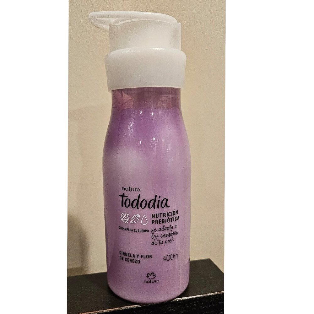 Natura Tododia All Day Prune & Cherry Blossom body lotion cream 14oz Brasil